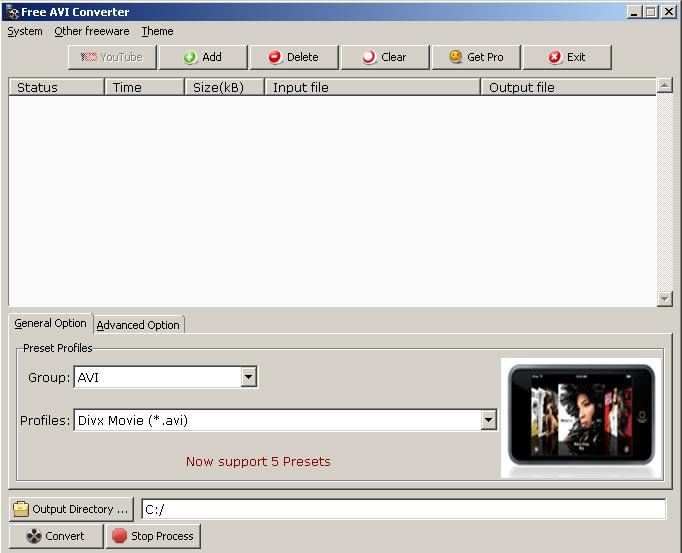 Free AVI Converter 1.0.2 full