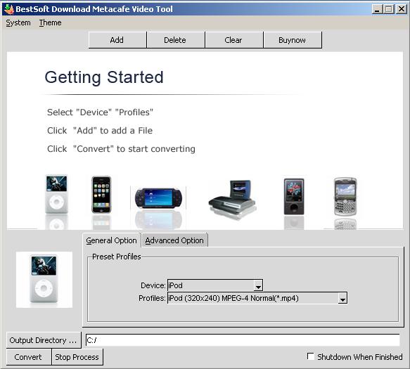 BestSoft Download Metacafe Video Tool 2.0.2 full